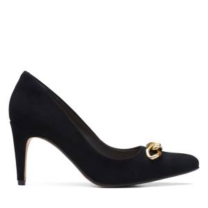 Black Clarks Laina85 Trim Women's Heels Shoes | CLK537FTH