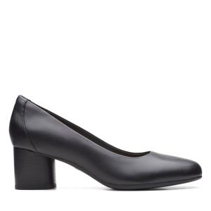 Black Clarks Un Cosmo Dress Women's Heels Shoes | CLK138TMU