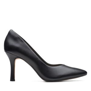 Black Clarks Violet 85 Court Women's Heels Shoes | CLK163GOX