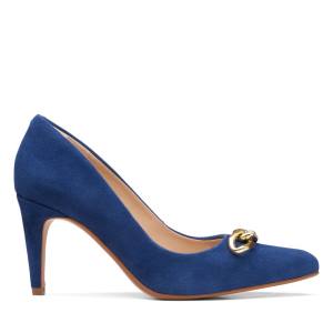 Blue Clarks Laina85 Trim Women's Heels Shoes | CLK981GOK