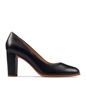 Navy Clarks Kaylin Cara 2 Women's Heels Shoes | CLK125VJM
